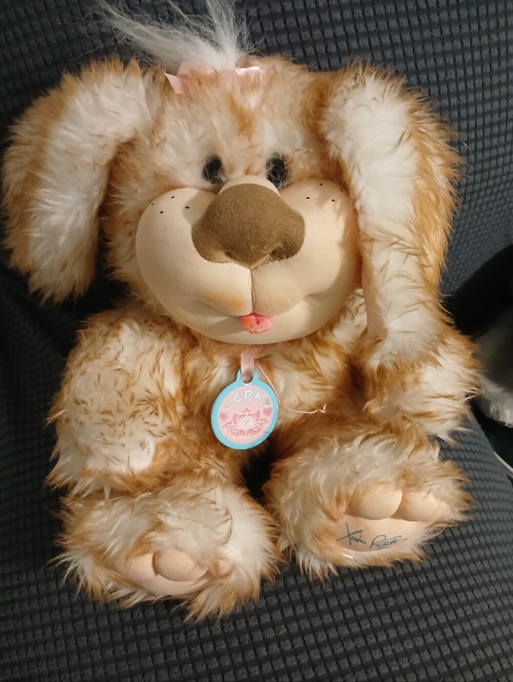 Cabbage Patch Kids Plush Dog  - Tan & Cream